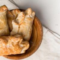Prosciutto, Mushroom & Brie Empanada · Watery mouth empanada with this exotic combination!