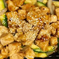 Teriyaki Chicken · Served with fried rice or white rice. Green salad, clear soup, and mix vegetable.