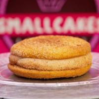 Snickerdoodle Cookie Sandwich · Our signature cream cheese frosting sandwiched between two soft Snickerdoodle (cinnamon and ...