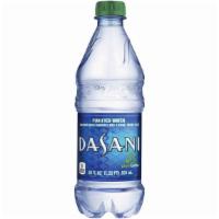Dasani Bottled Water · One (1) bottle of Dasani water.