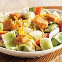 House Side Salad · Mixed lettuce with Napa cabbage, dressing of choice, cucumbers, Monterey Jack and Cheddar ch...