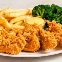 Chicken Tender Platter  · Tenders served with honey mustard and fries. Choice of one additional side..
