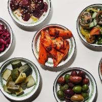 6 Mezze · Middle Eastern fresh sides and salads