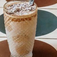 Tahini Shake · Vanilla, tahini, honey and dates. (contains dairy)