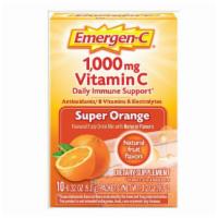 Emergen-C 1000Mg Vitamin C Super Orange Drink Mix (10 Ct)   799437 · 10 ct