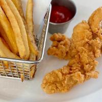Kids Chicken Tenders · served with hand cut fries