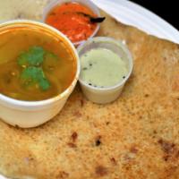 Rava Masala Dosa · It is made of sooji, rice flour, and water or buttermilk. Stuffed with mashed potato masala....