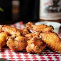 Chix Wings 20. · Our wing are perfectly fried. Served with wing sauce & blue cheese upon request.
