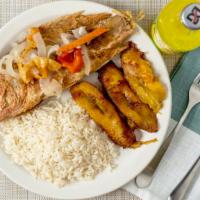 Red Snapper Fried/Steamed Fish · Steamed Fish, choose rice & beans or yellow or white rice.  Choose 2 vegetables from side ch...