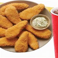 Fish Nuggets (8 Pcs.) Combo · Comes with regular side, your choice of drink.