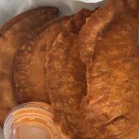 2 Pcs Beef Empanada · Beef with mixed vegetables.