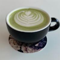 Matcha Latte · Organic matcha green tea and milk of your choice. *Vegan when ordered with non-dairy milk*