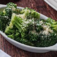 Steamed Broccoli W/ Parmesan · 
