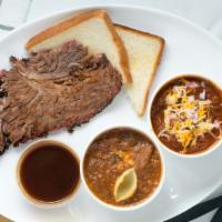 Brisket Plate · 1/4 pound of brisket with two sides