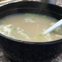 Dumpling Soup · Beef broth with pork&vegetable dumpling