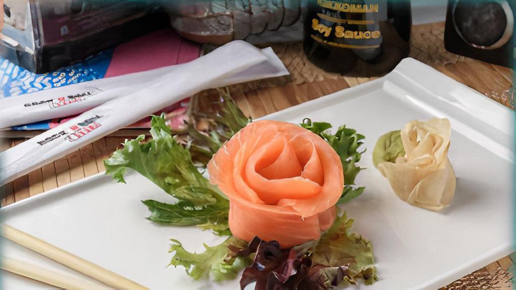 Smoked Salmon · Your choice of nigiri (with rice) or sashimi (without rice). Raw.