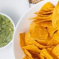 Pineapple Salsa And Chips · Our homemade pineapple salsa!