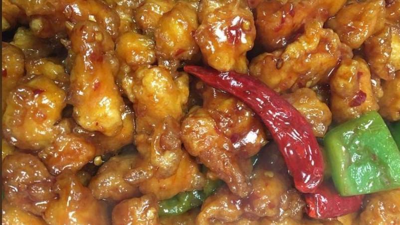 Sweet & Sour Chicken (Lunch) · Served with fried rice.