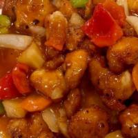 Sweet & Sour Pork (Lunch) · Served with fried rice.