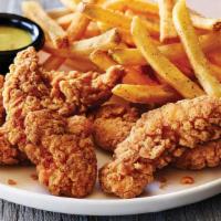 Chicken Tenders (6 Pcs) · With a choice of dipping sauce.