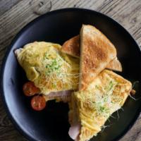 Omelette · Build your own omelette or scrambles eggs with whole egg or egg whites - up to 4 *fillings i...