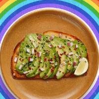 Avocado Toast · Toast topped with avocado and red chili flakes.