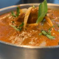 Korma · SImple cashew gravy, cooked with spices.  Add protein for an additional charge.
