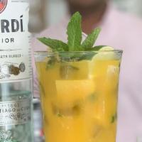 Mango Lassi · Refreshing sweet indian drink made with kesar mango and homemade yogurt