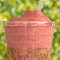 Strawberry Classic Smoothie · Strawberry, banana, water, and strawberry protein.