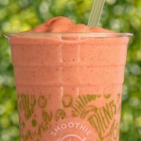 Hypnotic Berry Smoothie · Papaya, strawberry, banana, water, and strawberry protein.
