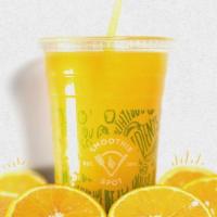 Natural Orange Juice (16 Oz) · 100% natural fresh squeezed orange juice.