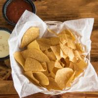 Salsa, Cheese & Chips · 