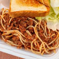 Spaghetti With Salad & 32 Oz. Drink · Lemonade, Tea or Fruit Punch