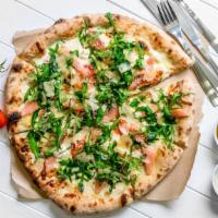 Giardino Pizza · Our fresh, daily made dough, loaded with fresh zucchini, mushrooms, artichoke hearts, roaste...