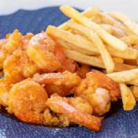 Shrimp & Steak Cajun Rice Bowl · Includes Cajun Rice, Green Peppers, Onions, & Cheese
