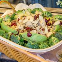 Native Bowl · Organicquinoa, chicken, broccoli, avocado, cranberries, almonds, sunflower seeds, sesame, ex...