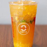 Mango Green Tea · Refreshing mango green tea with a hint of passion fruit and mint.