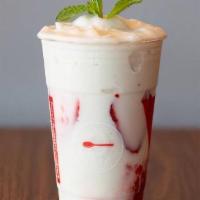 Pina Colada · Blended pineapple juice, coconut milk, and strawberry.