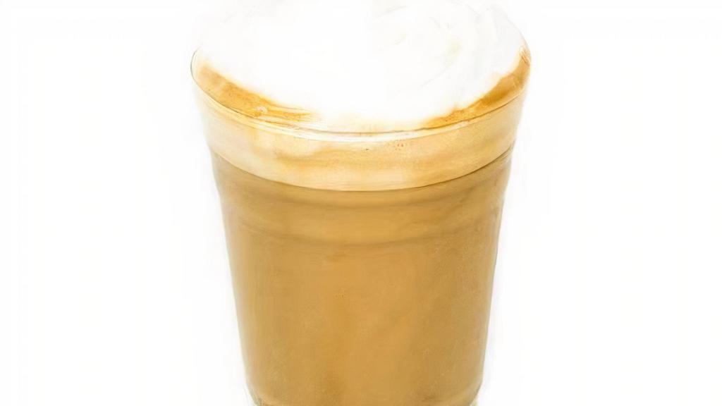 Sea Salt Latte · A year-round staple, ours come in both steamed and iced, topped with unique sea salt whipped cream.