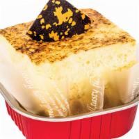Caramel Brulee Slice · This creme brulee cake takes all the elements of a traditional creme brulee and turns them i...