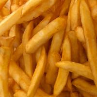 Fries · Classic seasoned hand cut fries.