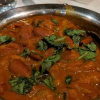 Chicken Kadai · Chicken bell pepper, onion, Indian curry sauce