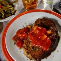 Angus Beef Homestyle Meatloaf · Includes 2 sides and choice of bread. Many guests say it’s the best they have ever tasted. M...