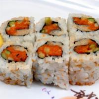 Spicy Salmon Roll · Spicy. consuming raw or undercooked meats, poultry, seafood, shellfish, or eggs may increase...