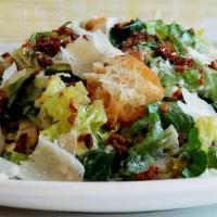 Caesar Side Salad · Romaine, arugula, parmesan, bacon , croutons. Comes with Caesar dressing