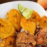 Chicken And Plaintains · 6 WINGS AND  6 PCS FRIED PLAINTAINS