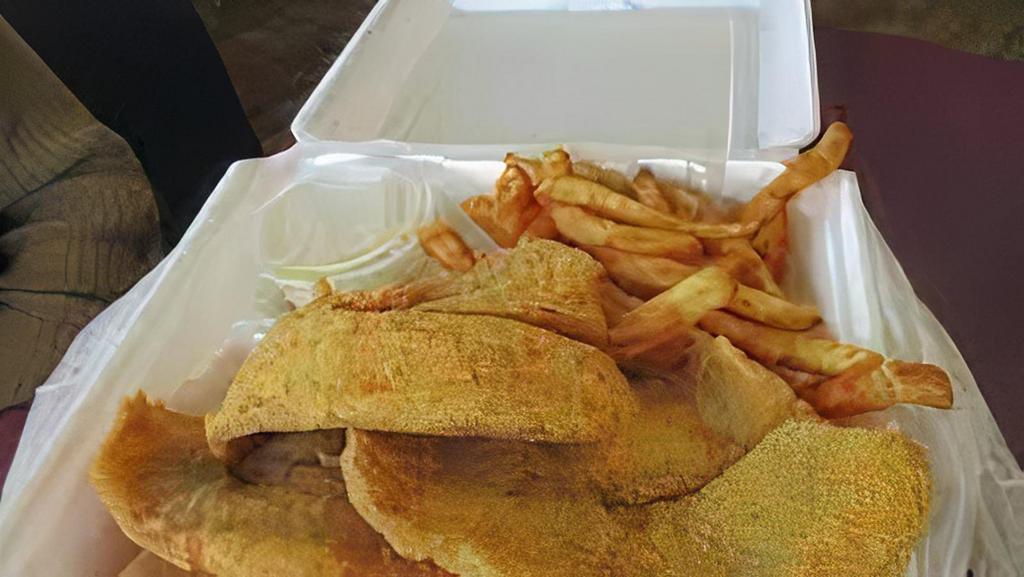 Fried Fish And Fries · 2 PCS TILAPIA AND FRIES