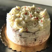Small Cakes -  6 To 8 People · Vanilla dough with vanilla buttercream frosting/filling
Chocolate dough with chocolate butte...