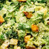 Caesar Salad Sm · Romain hart lettuce, Parmesan cheese, caesar dressing, croutons