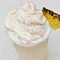 Pina Colada 24Oz · Pineapple, banana, coconut milk, colada mix, cinnamon.